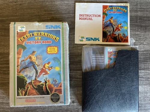 Ikari Warriors II 2 Nintendo Nes Complete In Box CIB Good Cond W/cellophane