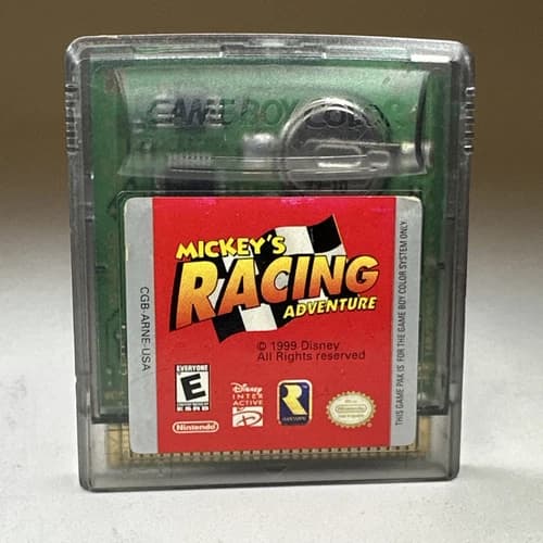 Mickey's Racing Adventure (Nintendo Game Boy Color, 1999)