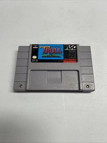 Super Troll Islands (Super Nintendo SNES) Cartridge Only, Tested