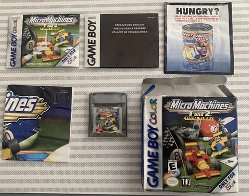 Micro Machines 1 and 2: Twin Turbo (Nintendo Game Boy Color, 1999)
