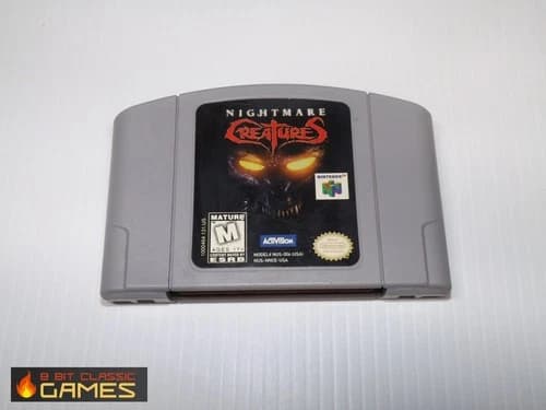 AUTHENTIC!! Nightmare Creatures Game Only - NINTENDO 64 - FAST SHIPPING! 43a