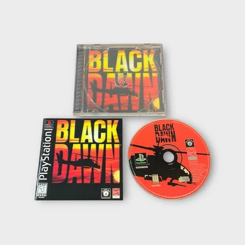 Black Dawn PlayStation Black Label CIB Tested