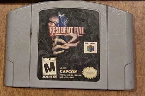 Resident Evil 2 N64 1999 Authentic Tested Works