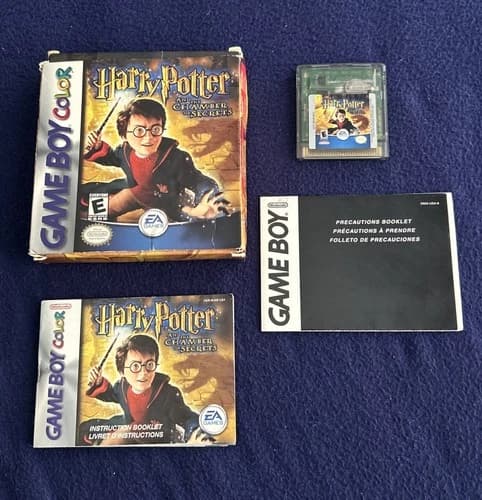 Harry Potter and the Chamber of Secrets Nintendo Game Boy Color 2002 Vintage