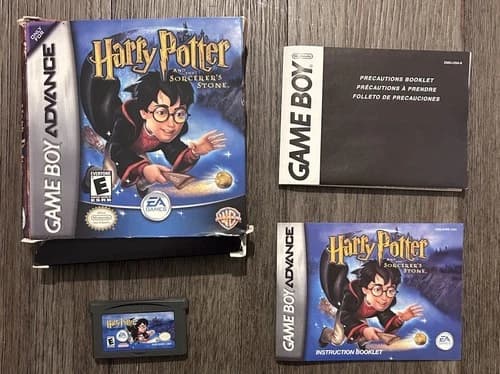 Harry Potter Sorcerer's Stone - Game Boy Advance GBA Complete In Box Tested