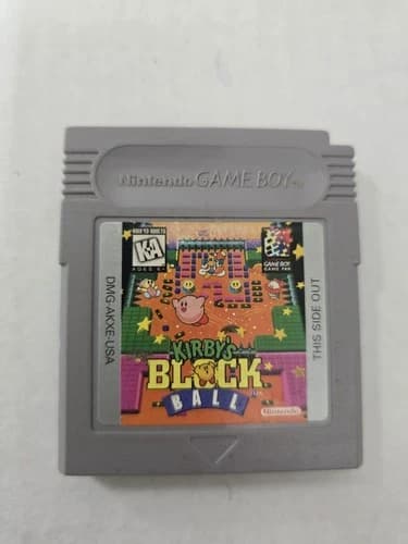 Kirby's Block Ball (Nintendo GameBoy, 1996)
