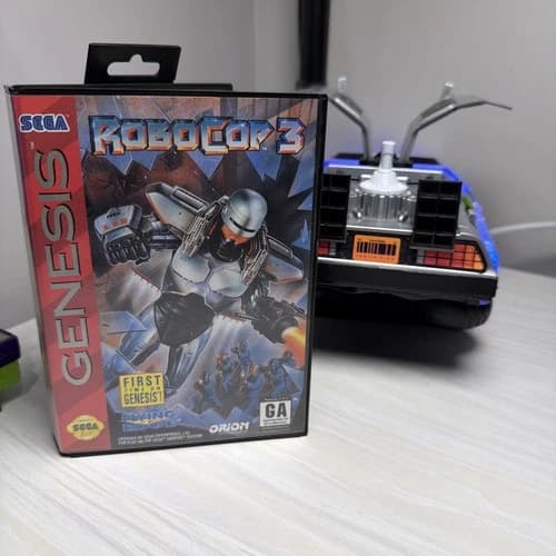 RoboCop 3 (Sega Genesis, 1993) CIB Complete Tested