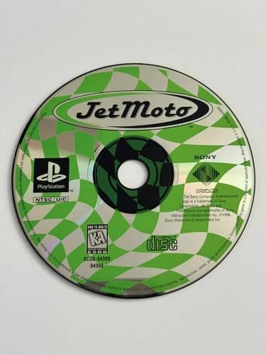 Jet Moto (Sony PlayStation 1 PS1, 1996) Disc Only