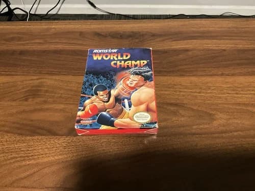 World Champ (Nintendo NES) Complete CIB Rare Romstar