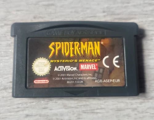 Spider-Man: Mysterio's Menace | Nintendo Gameboy Advance GBA | Game Cartridge