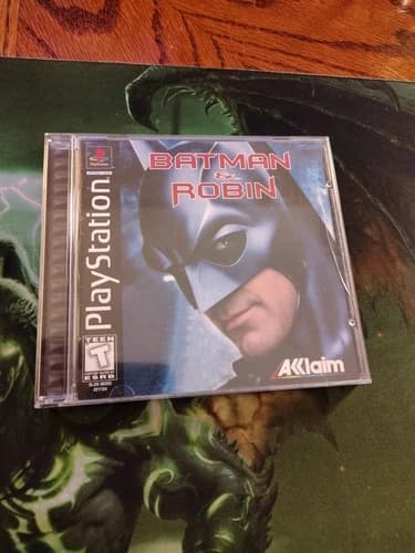 Batman and Robin (1998) PS1 VIDEO GAME PlayStation Black Label