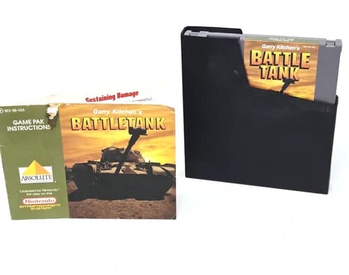 Garry Kitchen's Battletank Nintendo Entertainment System Game