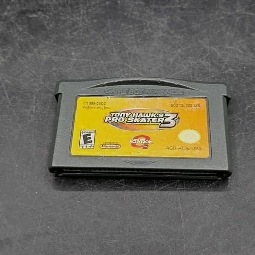 Tony Hawk's Pro Skater 3 (Nintendo Game Boy Advance GBA, 2002) Authentic Game