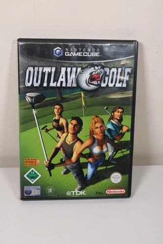 Nintendo Gamecube Game: Outlaw Golf (Complete with Manuals) - Light Wear