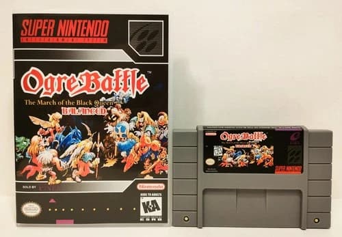 Ogre Battle The March of the Black Queen - Balanced Super Nintendo SNES