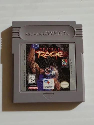 Primal Rage (Nintendo Game Boy, 1995) *TESTED*