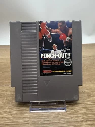Mike Tyson’s Punch-Out!! – Nintendo NES – Authentic Cartridge –Tested -CART ONLY