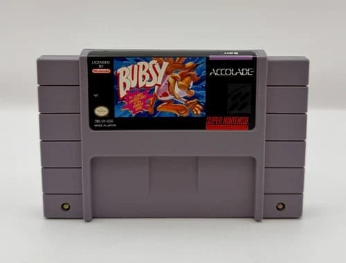 Bubsy in Claws Encounters of the Furred Kind - SNES - Cart Only