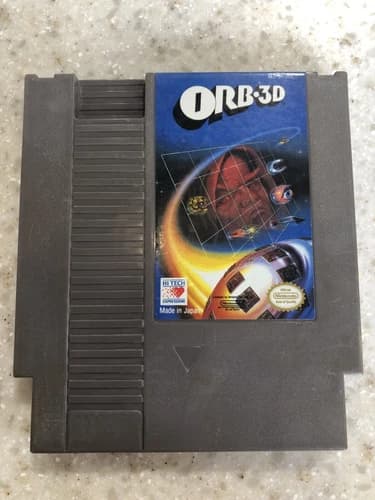 ORB 3D GAME ORIGINAL Nintendo System CLASSIC RARE 1985 NES HQ