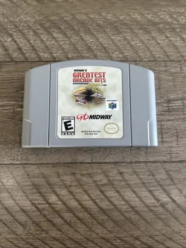 VTG Nintendo 64 N64 Midway's Greatest Arcade Hits Vol 1 Tested Works