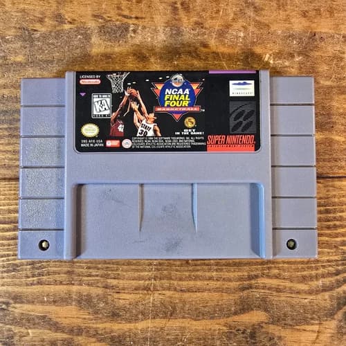 Ncaa Final Four Basketball (Super Nintendo SNES) Authentic Cartridge Only