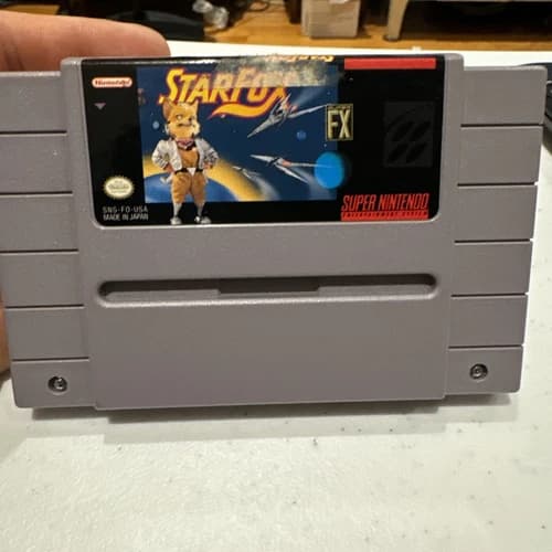 Star Fox (Super Nintendo SNES, 1993) Authentic Tested & Working Cartridge Only