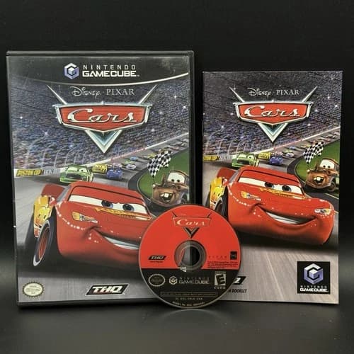 Disney Pixar Cars (Nintendo Gamecube) CIB W Manual TESTED