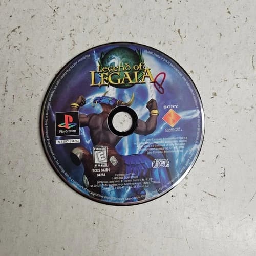 Legend of Legaia (Sony PlayStation 1 PS1) RPG – Tested – Disc Only