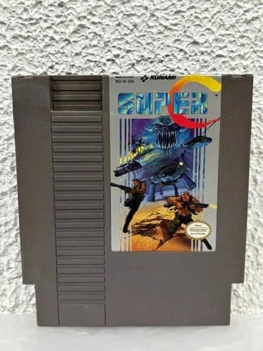 Super C Contra Nintendo NES Video Game Konami Action Shooter FREE SHIPPING