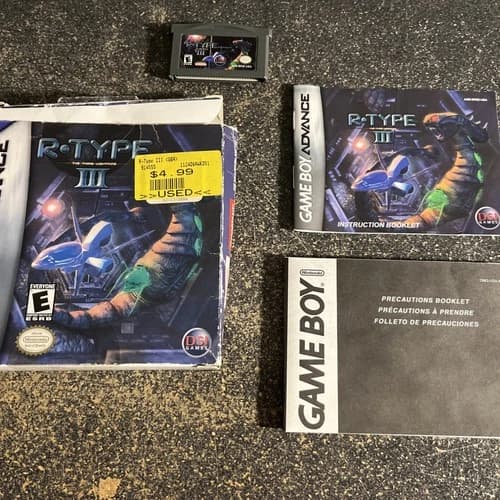 R-Type III: The Third Lightning (Gameboy Advance GBA) Complete CIB - Authentic