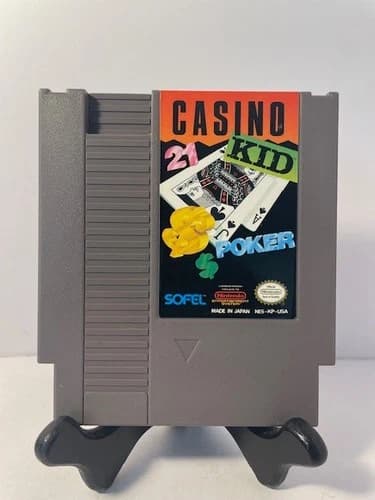 Casino Kid (Nintendo NES) Authentic Cleaned Tested