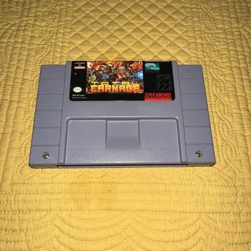 Total Carnage Super Nintendo SNES