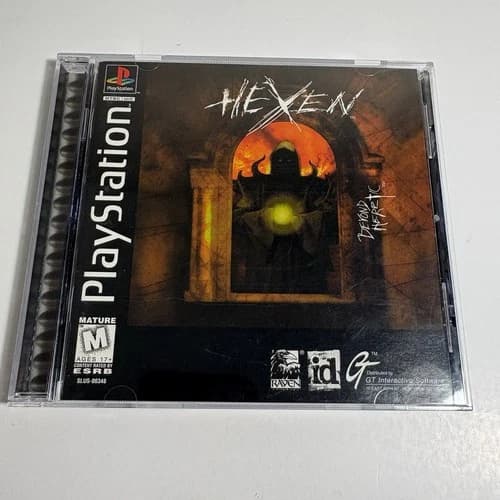 Hexen (Playstation PS1) Complete CIB Tested Clean Fast Shipping!