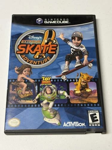 Disney's Extreme Skate Adventure (Nintendo GameCube, 2003) CIB Complete RARE!