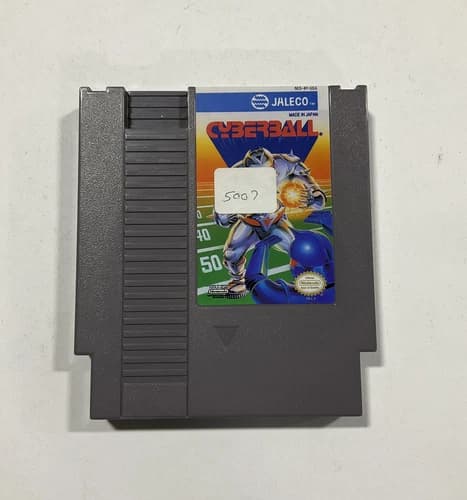 Cyberball Nintendo Video Game NES Cartridge Only Jaleco Tested Works