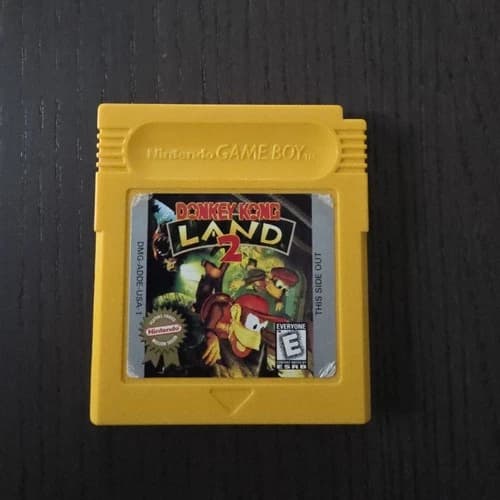 Donkey Kong Land 2 Nintendo Game Boy Color Advance Original GBA SP Works Tested