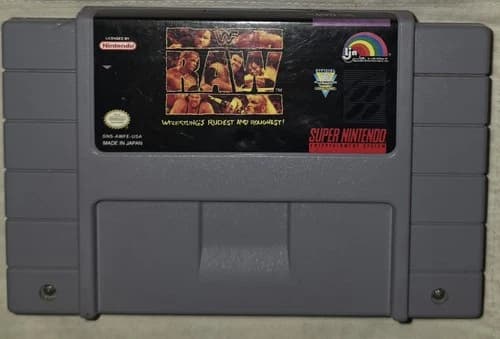 WWF Raw (Super Nintendo Entertainment System, 1994) SNES - Cartridge Only