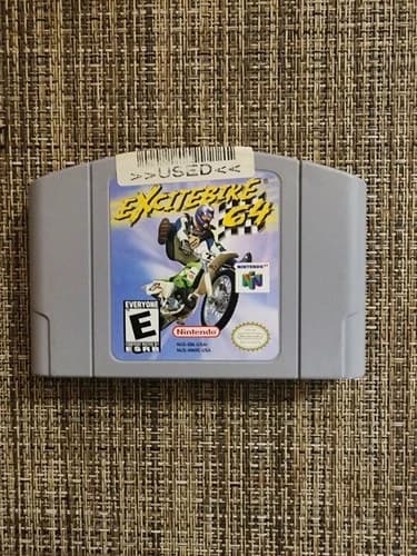 Excitebike 64 (Nintendo 64 N64, 2000) Game Only Good Condition Pre-Owned