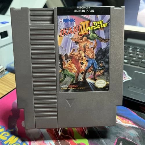 Ikari Warriors III 3 The Rescue NES CLEAN -NM TESTED