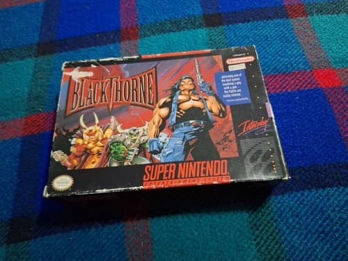 Blackthorne Super Nintendo SNES Complete in Box CIB