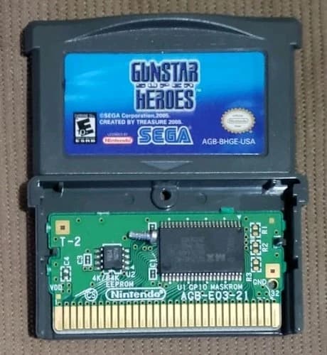 Gunstar Super Heroes (Nintendo Game Boy Advance, 2005) Authentic OEM Cartridge