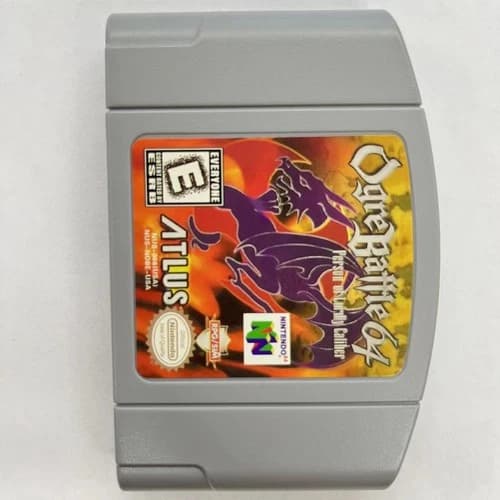 Ogre Battle 64: Person of Lordly Caliber Nintendo 64 N64 Game Cartridge Classic
