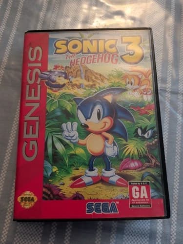 Sonic the Hedgehog 3 - Sega Genesis Game CIB Complete in Box