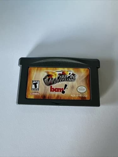Fire Pro Wrestling Game Boy Advanced GBA Authentic Cartridge (Tested & Working)