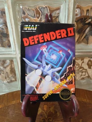 Defender II NES Nintendo Game Cartridge Complete Tested Works