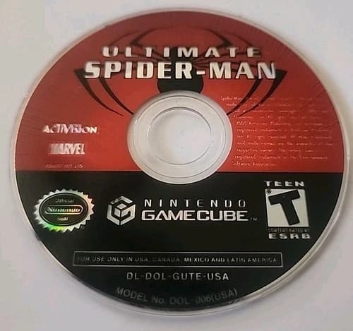 GAMECUBE ULTIMATE SPIDER-MAN GC SPIDERMAN NINTENDO DISC ONLY