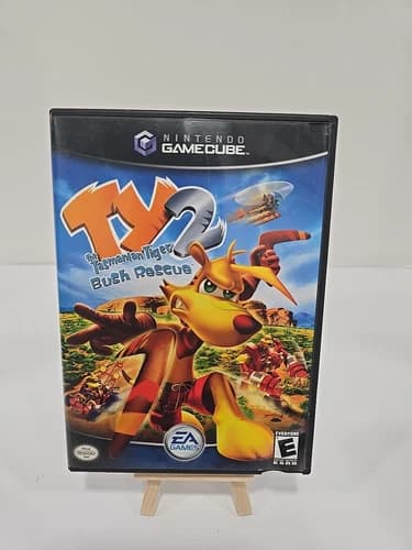 Ty the Tasmanian Tiger 2 (Nintendo GameCube) Complete w/ Manual Tested WORKS