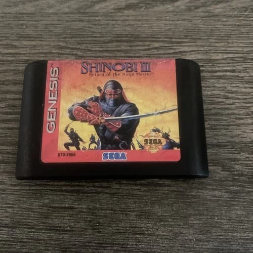 Shinobi III 3 Return Of The Ninja Master Sega Genesis Authentic and Tested Loose