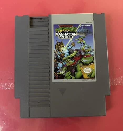 Konami Teenage Mutant Ninja Turtles III: The Manhattan Project NES Game NTSC-U/C