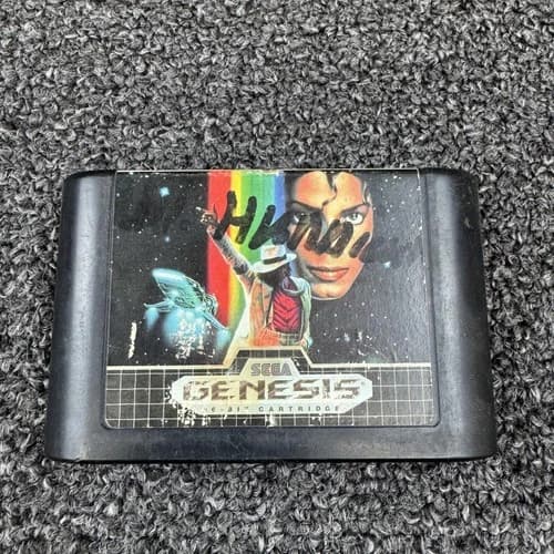Michael Jackson's Moonwalker SEGA Genesis Black Cartridge NTSC-U/C 1990